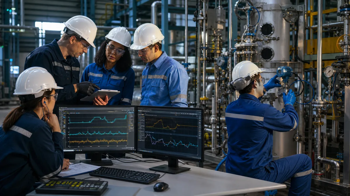 Advanced process control commissioning workflow from approved step test through response identification model validation shadow mode and constrained closed loop