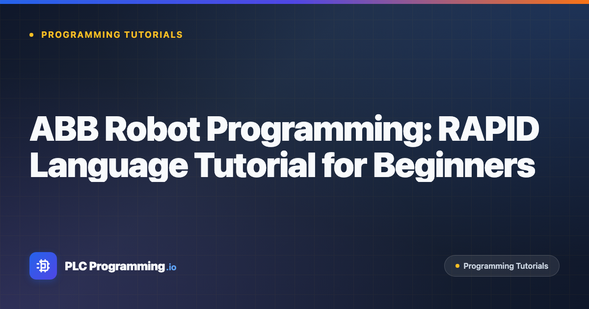 Featured image for blog post: ABB Robot Programming: RAPID Language Tutorial for Beginners