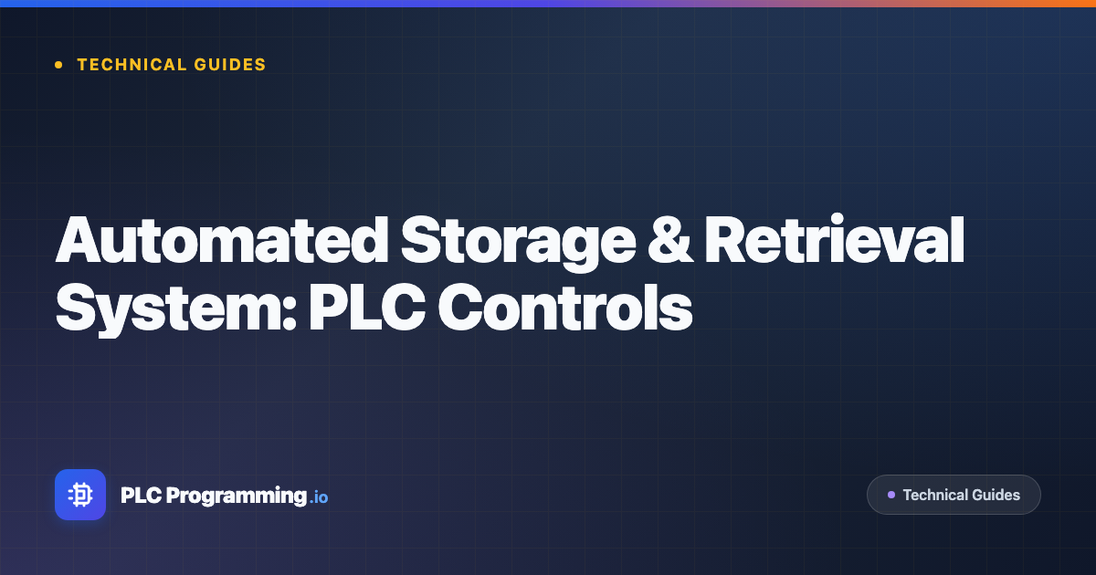 Featured image for blog post: Automated Storage & Retrieval System: PLC Controls