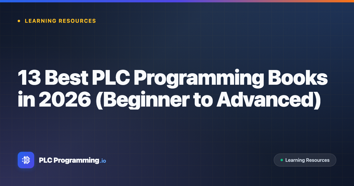 Featured image for blog post: 13 Best PLC Programming Books in 2026 (Beginner to Advanced)