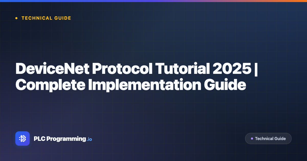 Featured image for blog post: DeviceNet Protocol Tutorial 2026 | Complete Implementation Guide