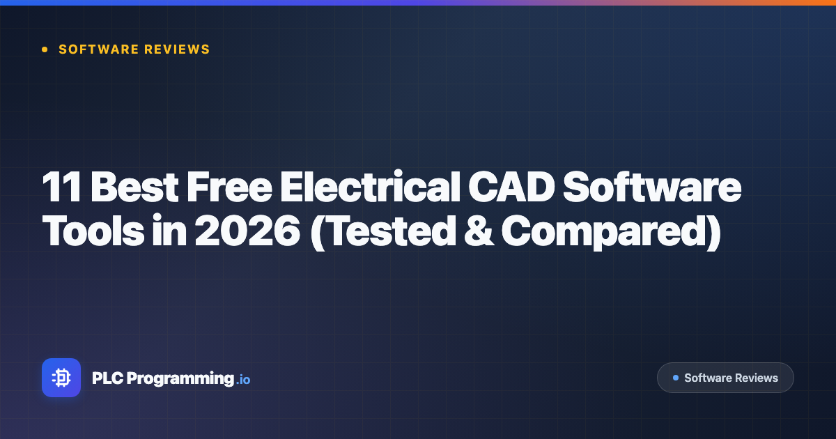 Featured image for blog post: Free Electrical CAD Software 2026: 11 Tools Compared