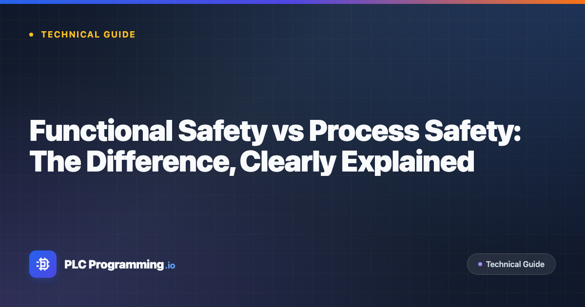 Featured image for blog post: Functional Safety vs Process Safety: The Difference, Clearly Explained