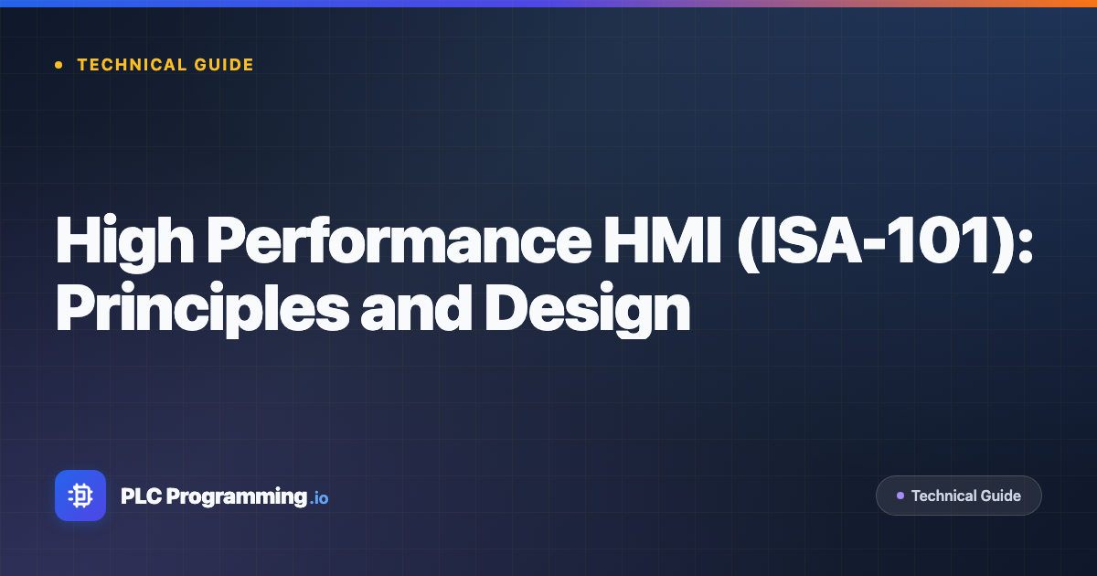 Featured image for blog post: High Performance HMI (ISA-101): Principles and Design