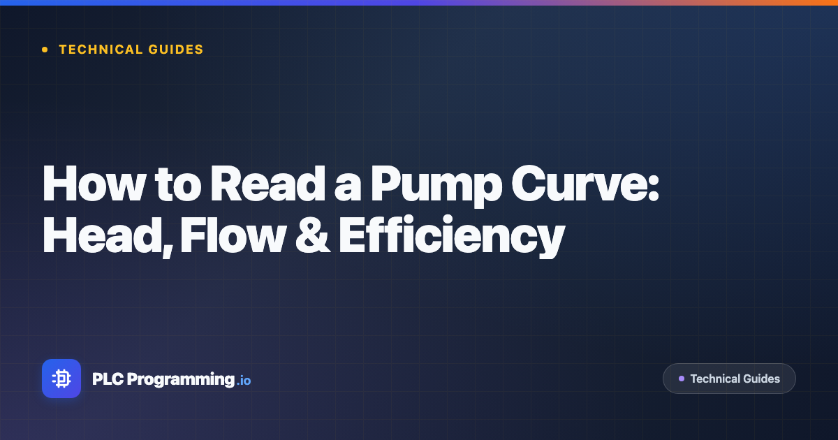 Featured image for blog post: How to Read a Pump Curve: Head, Flow & Efficiency