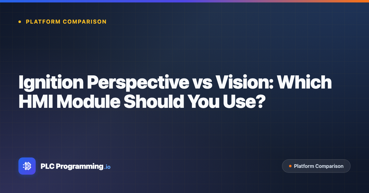 Featured image for blog post: Ignition Perspective vs Vision: Which HMI Module Should You Use?