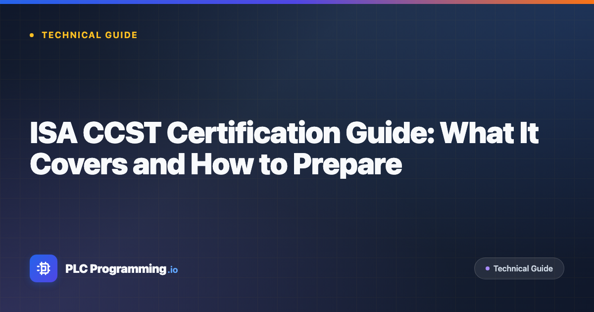 Featured image for blog post: ISA CCST Certification Guide: What It Covers and How to Prepare