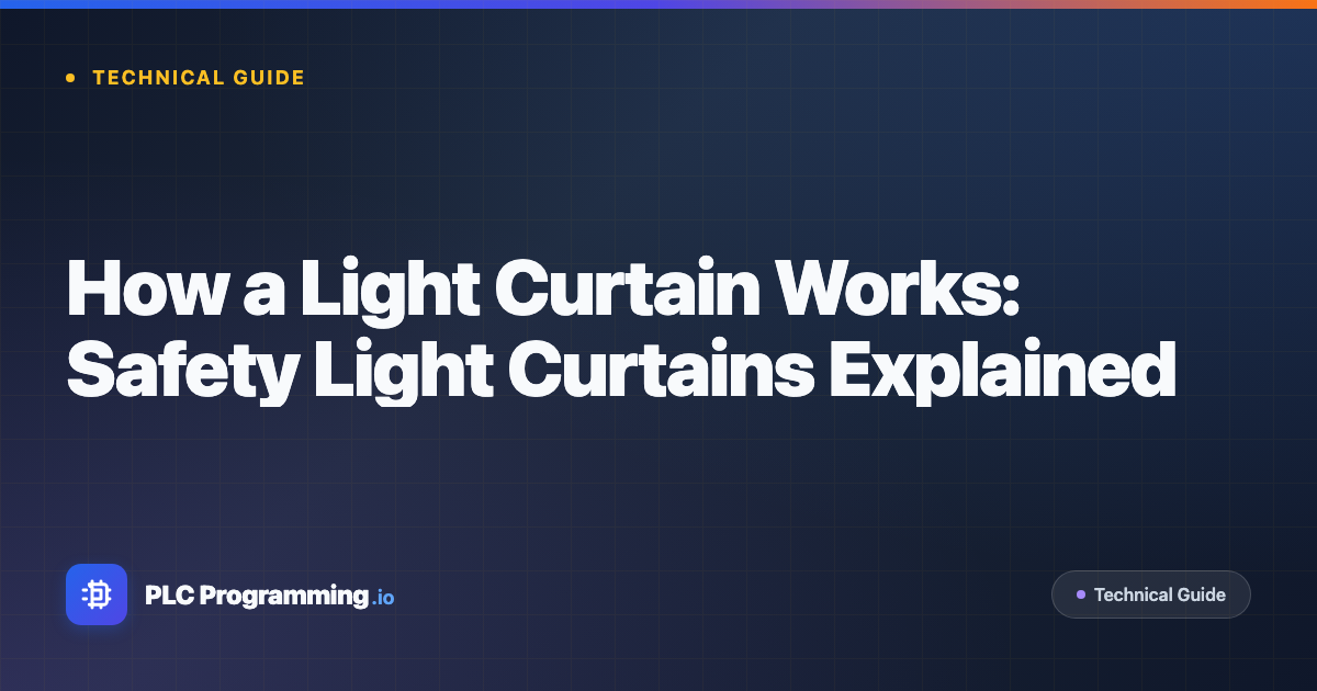 Featured image for blog post: How a Light Curtain Works: Safety Light Curtains Explained