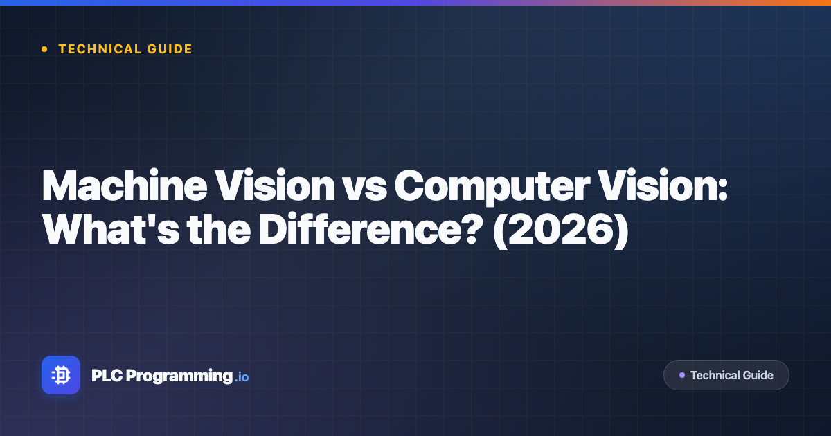 Featured image for blog post: Machine Vision vs Computer Vision: What's the Difference? (2026)