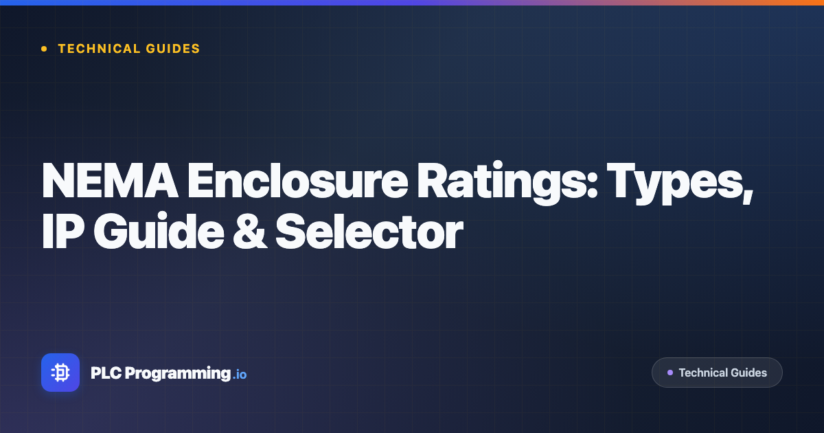 Featured image for blog post: NEMA Enclosure Ratings: Types, IP Guide & Selector