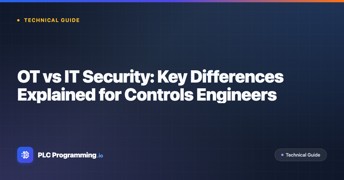 Featured image for blog post: OT vs IT Security: Key Differences Explained for Controls Engineers