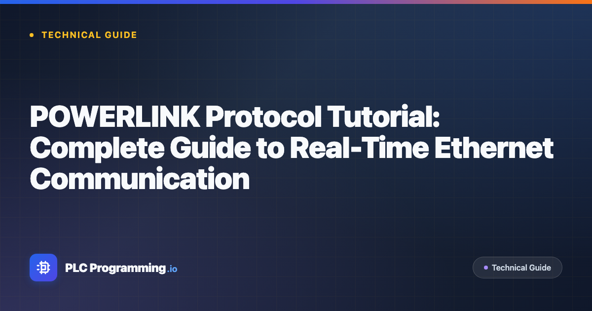 Featured image for blog post: POWERLINK Protocol Tutorial: Complete Guide to Real-Time Ethernet Communication