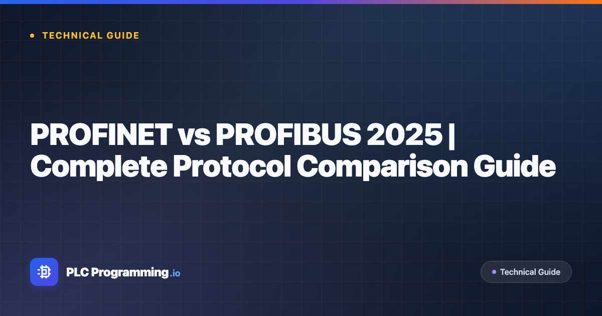 Featured image for blog post: PROFINET vs PROFIBUS 2026 | Complete Protocol Comparison Guide