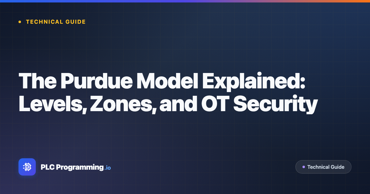 Featured image for blog post: The Purdue Model Explained: Levels, Zones, and OT Security