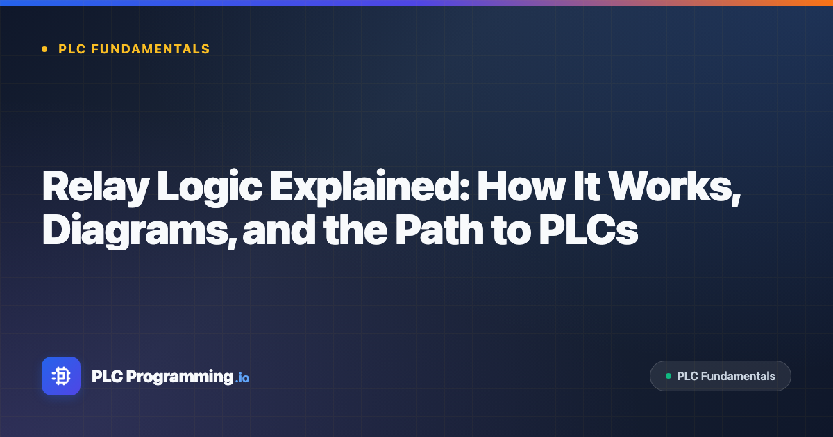 Relay Logic Explained 2026 | How It Works + Diagrams
