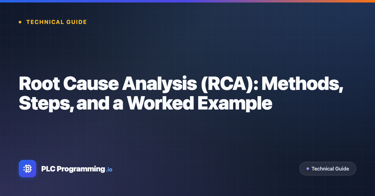 Featured image for blog post: Root Cause Analysis (RCA): Methods, Steps, and a Worked Example