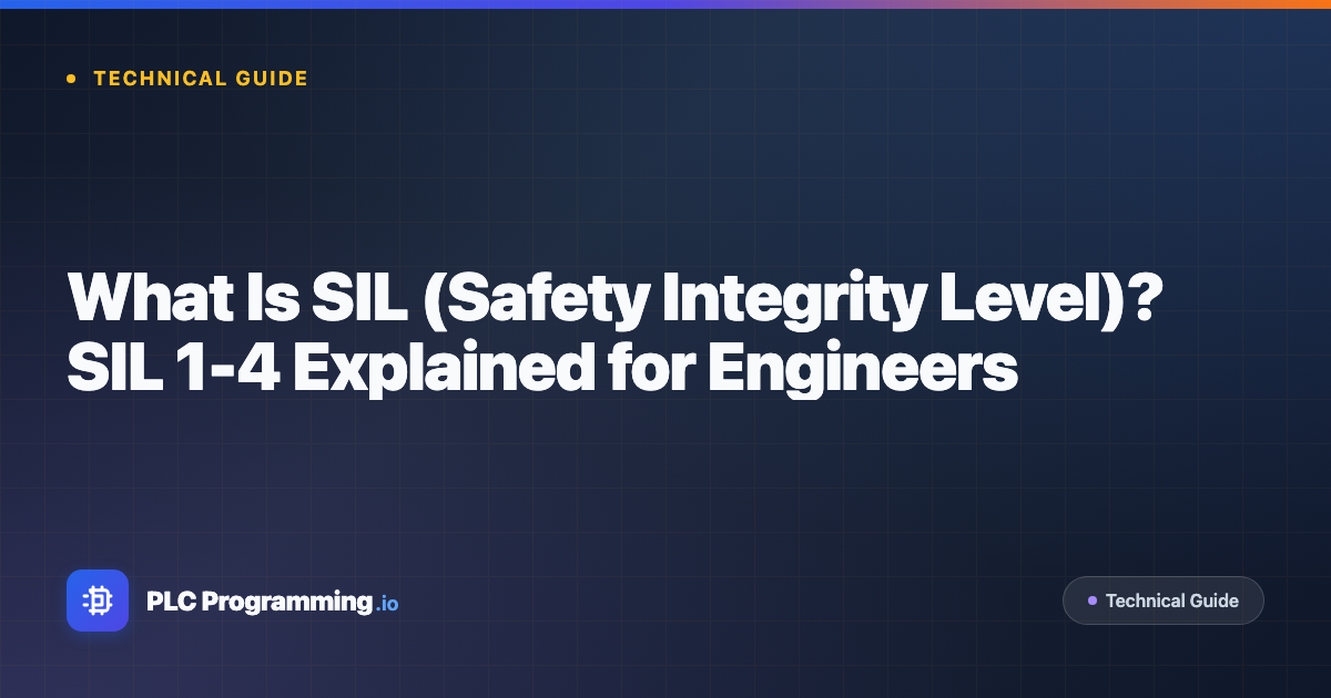 Featured image for blog post: What Is SIL (Safety Integrity Level)? SIL 1-4 Explained for Engineers
